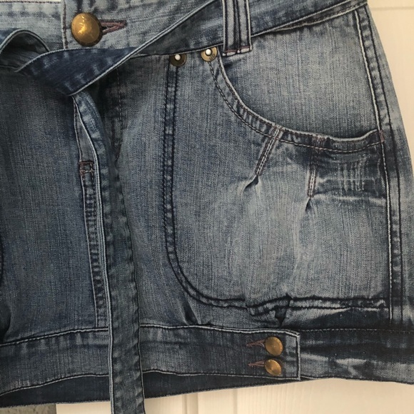 Armani exchange denim mini skirt - Picture 3 of 8